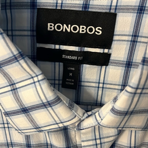 Bonobos performance button up long sleeve shirt medium - Picture 3 of 6